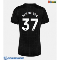 Fotballdrakt Dame Tottenham Hotspur Micky van de Ven #37 Bortedrakt 2025-26 Kortermet